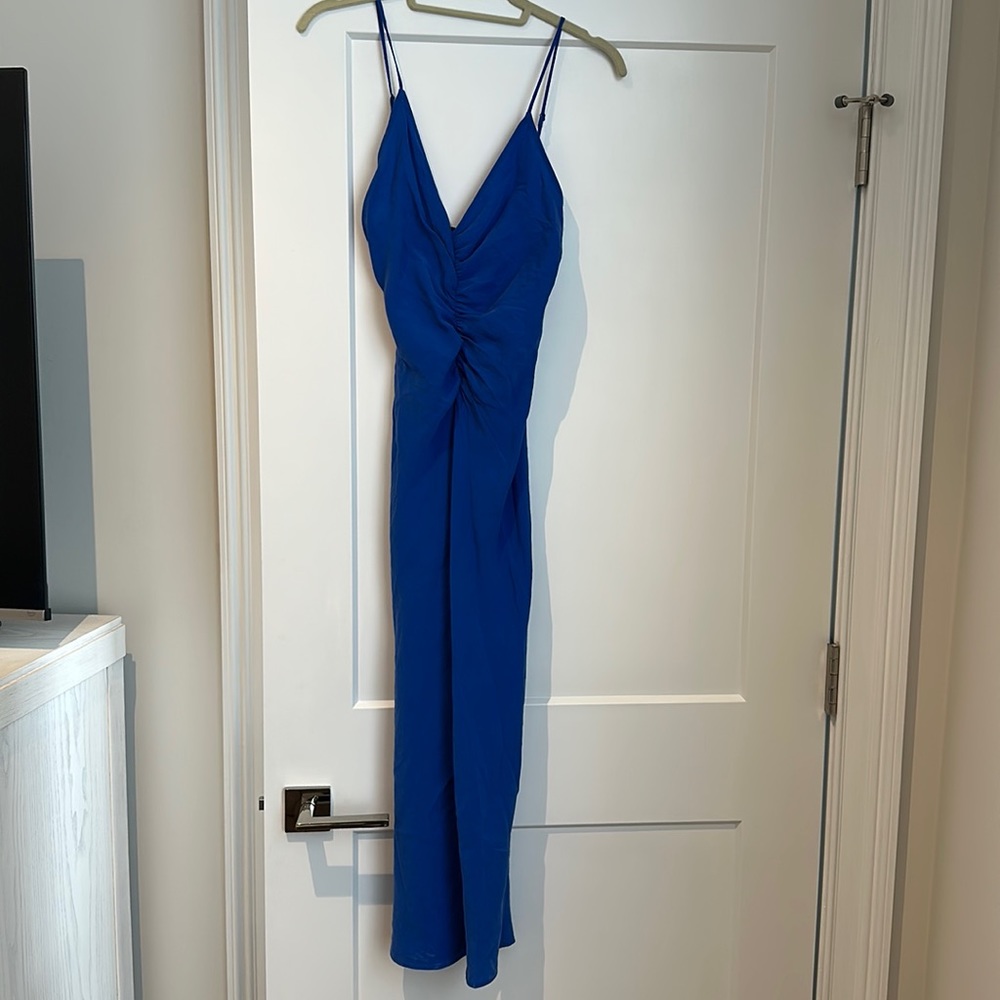 Blue Zara MIDI Dress!